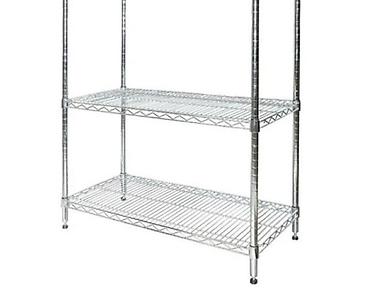 Ev və bağ: Metal tel rəf sistemi - Material: xrom örtüklü polad (pas və — 2