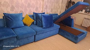 Угловые диваны: Угловой диван, С ящиками — 12