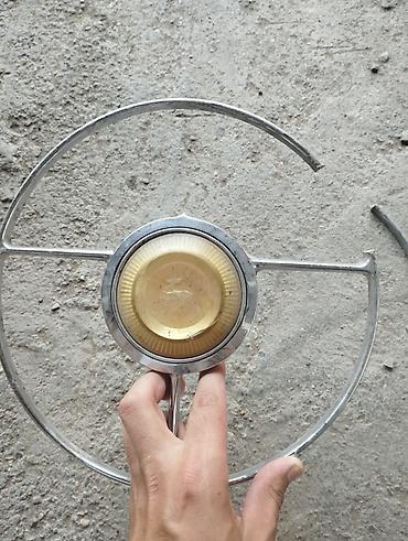 radius teker merkezi: Gaz Volga sükanı klassik avtomobil üçün sükan halqası(xrom metal) — 1