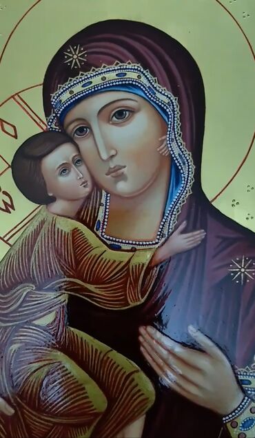 Картины: Иконы писанные, венчальные : Пресвятой Богородицы Спасителя Господа — 5