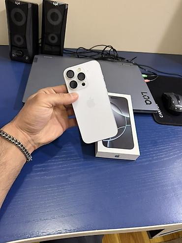 Apple iPhone: IPhone 16 Pro, 256 GB, Ağ, Face ID -da lalafo.az — 9 Apple iPhone: IPhone 16 Pro, 256 GB, Ağ, Face ID — 9