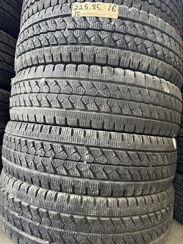 225 55 16 шина: Шины 225 / R 16, Зима, Б/у, Комплект, Грузовики/Автобусы, Bridgestone