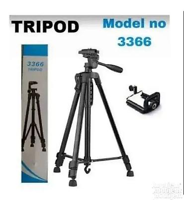 ajfon 9: Tripod stativ za telefon i fotoaparat 52–140 cm Praktičan i podesiv — 1