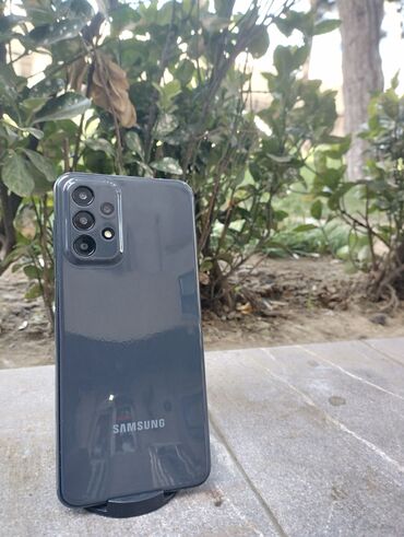 samsung p705: Samsung Galaxy A23, 64 GB, rəng - Boz, Düyməli, Barmaq izi, Face ID