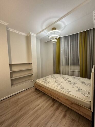 дордой квартиру: 2 бөлмө, 50 кв. м, Элитка, 3 кабат, Евроремонт