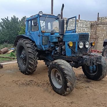 89 tekeri: Traktor MTZ-80/82 (Belarus) – mavi kabinli, dörd təkərli, universal — 2