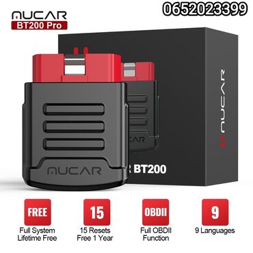 Auto oprema: MUCAR BT200 Pro Full System OBD2 Auto Dijagnostika 1 godina