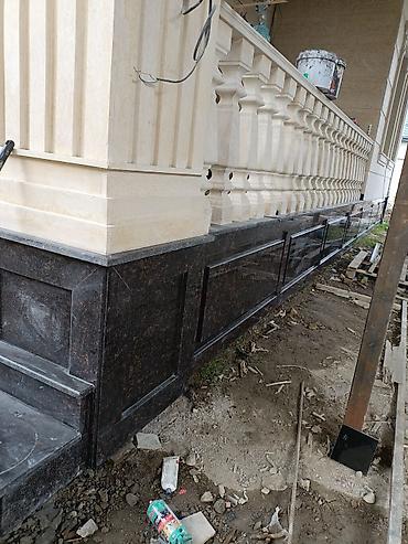 Фасадные гранитные плитки: Сокол фундамент установка Балясина перила тумбы фасадный часть польный — 24