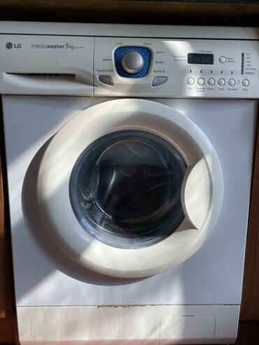 кир машина сатылат: Кир жуучу машина LG, Колдонулган, Автомат, 5 кг чейин
