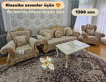 gencede mebel: Divan və kreslo dəstləri — 1