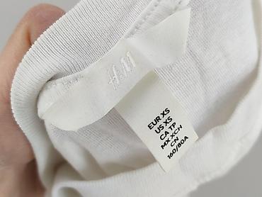 t shirty biale basic: H&M, T-shirt damski, rozmiar XS — 4