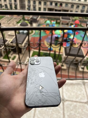 чехлы на айфон 12 про: IPhone 12 Pro, Колдонулган, 256 ГБ, Graphite, Заряддоочу түзүлүш, Коргоочу айнек, Кабель, 80 %