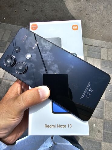 xiaomi black shark 2 kontakt home: Xiaomi Redmi Note 13, 256 GB, rəng - Qara, 
 Sensor, Barmaq izi, İki sim kartlı