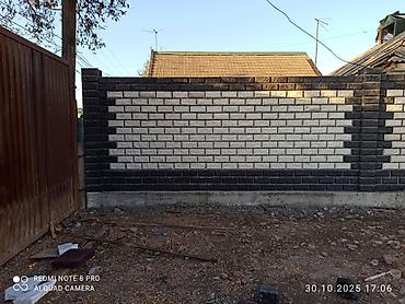 Заборы из пескоблока: Заборы из пескоблока — 4