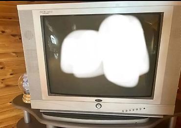 TV və video: Kineskop (CRT) televizor – gümüşü korpus, ön paneldə inteqrə olunmuş — 2