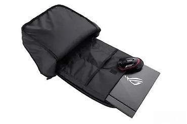 Futrole i torbe za laptopove: ASUS ROG ranac za laptop – gaming dizajn - Dizajn: elegantan crni ROG — 2