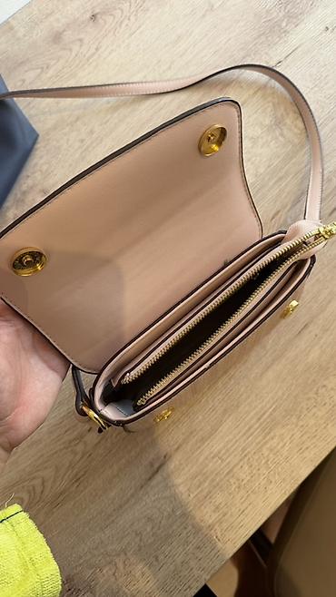 сумка унисекс: Оригинальная сумка Saint Laurent бежево розового цвета. Очень — 2