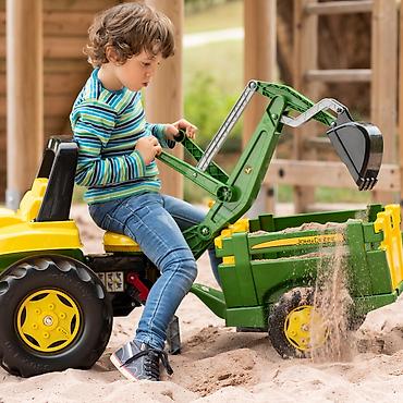 bozicni voz igracka: Utovarivač bager zadnji J.D. – Rolly Toys Šifra proizvoda: 40 Zemlja — 3