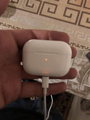 airpods pro sag: Yeni Simsiz (Bluetooth) Qulaqcıqlar, Apple, rəng - Ağ — 2