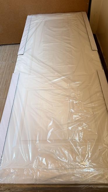 mdf panel: Ağ rəngli interyer qapısı – klassik 3 panelli dizayn - Material — 4