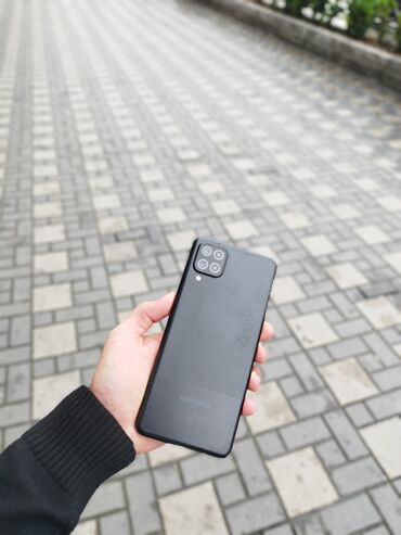 samsung grand prime: Samsung Galaxy A12, 32 ГБ, цвет - Черный, Кнопочный, Отпечаток пальца