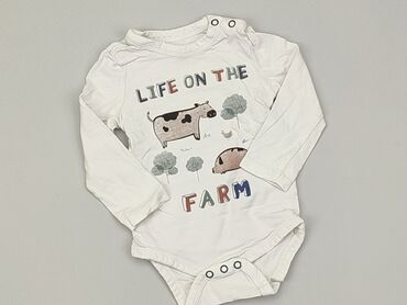 krótkie body niemowlęce: Body, So cute, 6-9 m, 
stan - Dobry