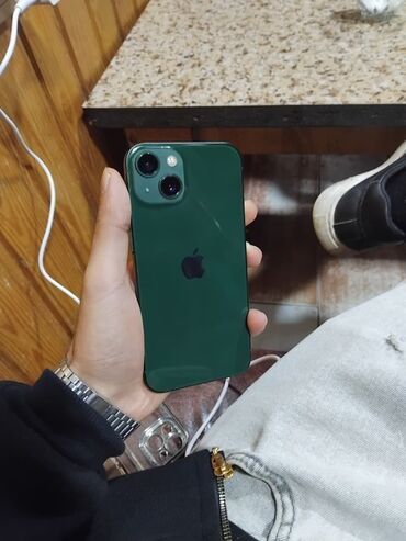 33 watt adapter: IPhone 13, 128 GB, Yaşıl, Face ID