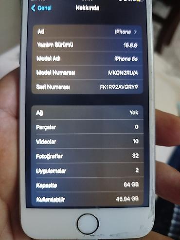 iphone 8 gold: IPhone 6s, 64 GB, Ağ — 3