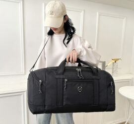 Дорожные сумки: Сумка универсальная дорожная/спортивная - Цвет: черный - Формат — 5