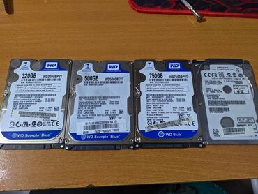 жесткий диск 500 гб цена: Маалымат алып жүрүүчү, Колдонулган, HDD, 2.5"