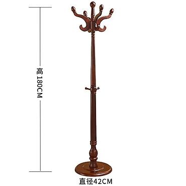 Вешалки: Напольная вешалка из массива дерева - Материал: натуральное дерево — 2