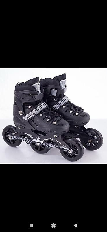 ролик: Новые роликовые коньки G-MIQI, трехколесные (Tri-skate) - Жесткий — 2
