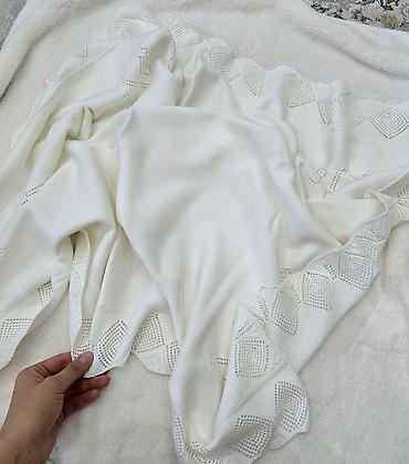 Одеяла и пледы: Плед, Турция, Б/у, Все сезоны, Вязаный — 4