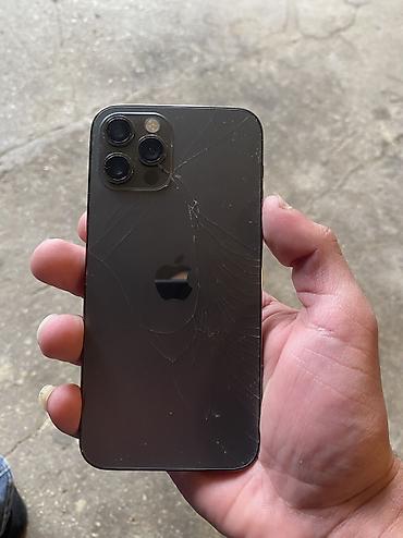 iphone 12 yeni: IPhone 12 Pro, 128 GB, Qara, Barmaq izi, Face ID, Qırıq — 2