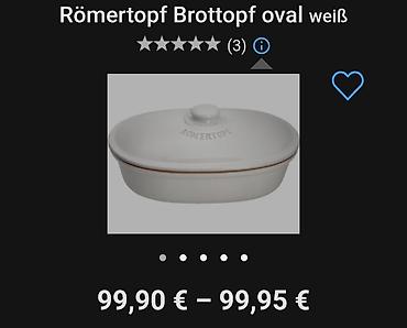 Kuhinjski setovi: Original nov velik pekac Nemacka Romertopf. Originalni pekac sa — 4