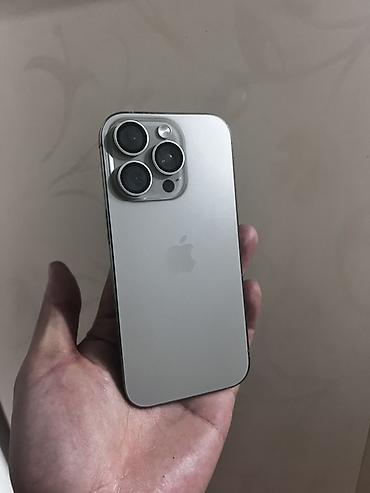 pc case: IPhone 16 Pro, Б/у, 256 ГБ, Серебристый, Защитное стекло, Чехол, 92 % — 2
