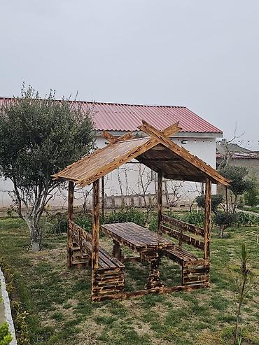 ramazan dekor: Taxta besedka. Besetka taxtadan sifarişlə hazırlayırıq. Söhbətgah — 4