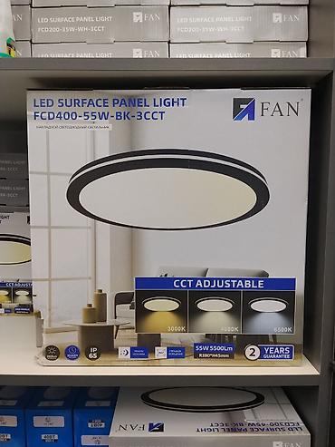 Освещение: Накладной светодиодный светильник FAN LED Surface Panel Light, модель — 1