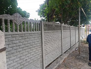 Железобетонные заборные плиты: Железобетонная заборная плита, Длина: 2 м, Высота: 2 м, Толщина: Другая толщина, Новый — 12