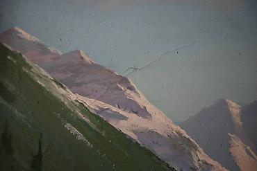 Картины: Большая картина (масло) Размеры: 117 x 83 В хорошем состоянии (нюансы — 3