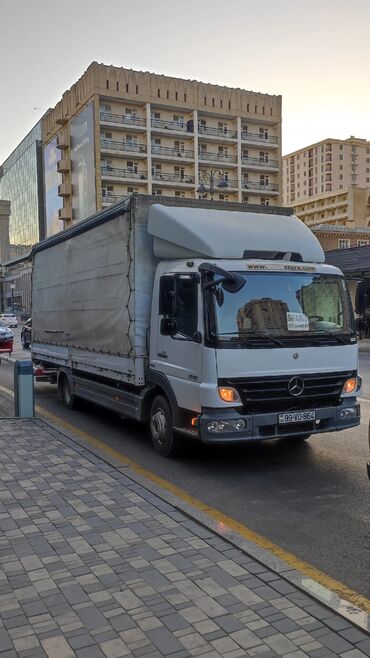 güven rent a car sumqayit: Mercedes Atego.Uzunluq 6.20 metrə tendli bortlu istənilən unvana.Zəng