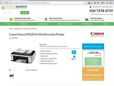 Skeneri: Canon Pixma MX320 A4 multifunkcijski inkdžet uređaj - Funkcije — 3