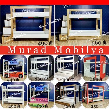 10504 elan | MEBELLƏR: Ikimertebe usaq carpayilari🔹Fabrikden birbasa satis🔹Her zovqe budceye