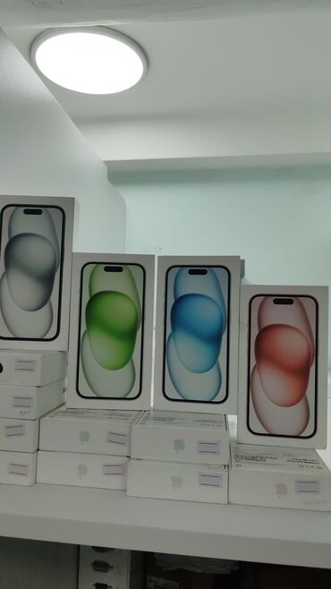Apple iPhone: IPhone 15, 128 GB, Ağ, Face ID