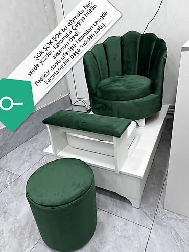Salon, tibbi mebel dəsti: Pedikür dəsti – sifarişlə istənilən rəngdə hazırlanır — 1