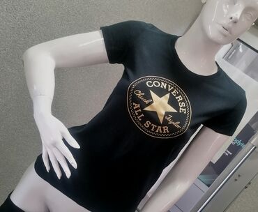 pidzame sa srcima: Converse, XS (EU 34), Cotton, color - Black