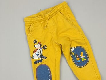 czarne szerokie spodnie z dziurami: Sweatpants, Little kids, 3-4 years, 98/104, condition - Very good