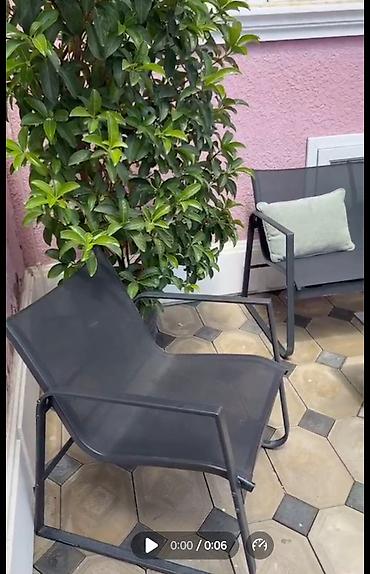 2 ci əl mebeller: Bag və terrasa üçün mebel satılır 2 kreslo, divan, masa "JYSK" dan — 2