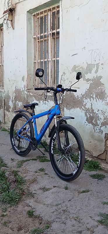 İdman velosipedləri: Sport Time dağ velosipedi - Çərçivə: yüngül alaşımlı, mavi rəng — 1