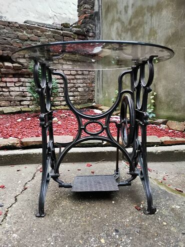 slike ulje na platnu more: Table for garden, Metal, color - Black, Used